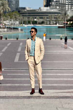 Linen Classic Suits – Tailored to Perfection in 100% Pure Linen
